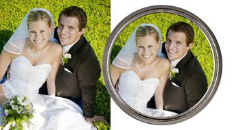 Hochzeitsmünzen mit Photodruck