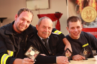 Münzverleihung der Feuerwehr Stendal