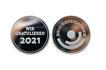 Silberne "Haus Niedersachsen" Münze