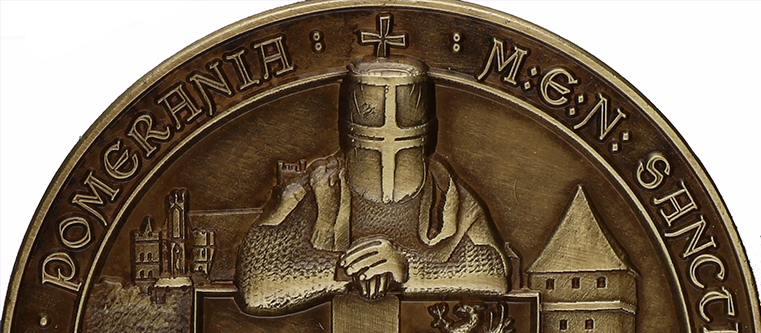 Schöne Mittelaltermünzen: Massive Siegelmünze in Kupfer, Silber und Gold