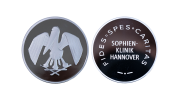 Klinikmünze in Silber, polierte Platte. Sophienklinik Hannover