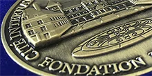 Münze zur Grundsteinlegung
