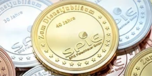 Medaillen zur Mitarbeiterehrung
