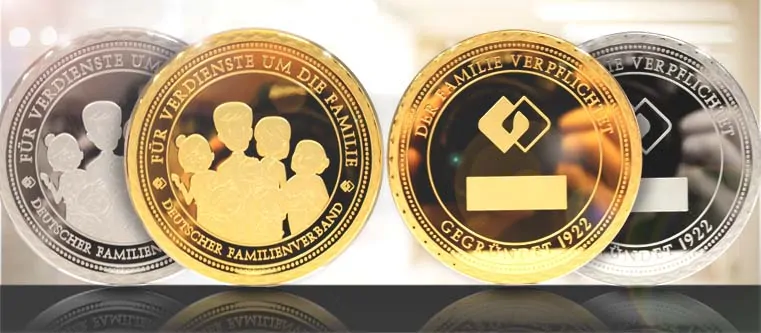 Die individuelle Ehrenmedaille des Familienverband e.V.Die Tradition bekommt einen neuen Look